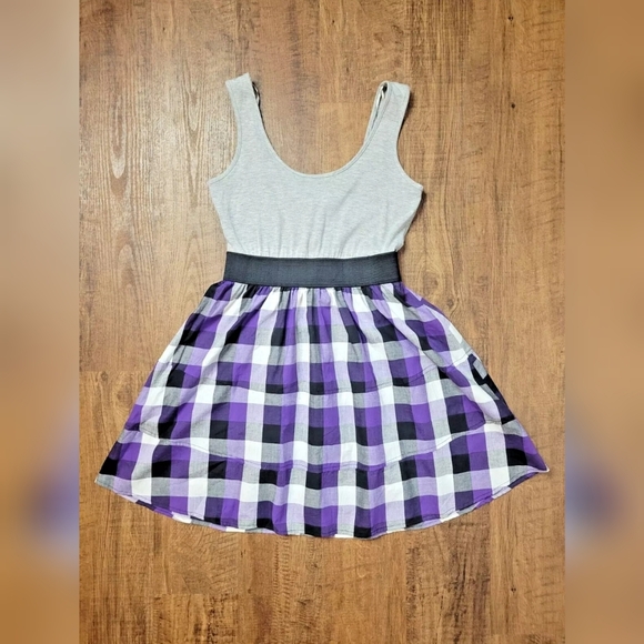 725 Originals Y2K plaid skater dress - Picture 1 of 9